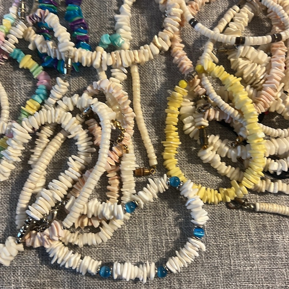 Shell chip bracelet and anklet mix lot - Picture 4 of 6